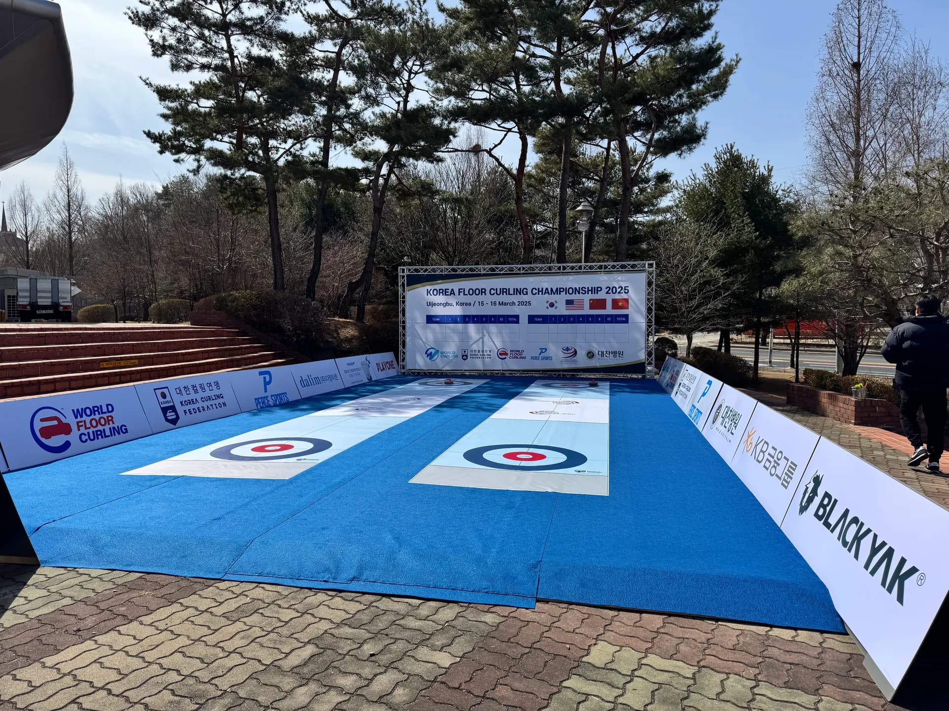 행사무대렌탈 의정부 컬링 대회 시공 사례