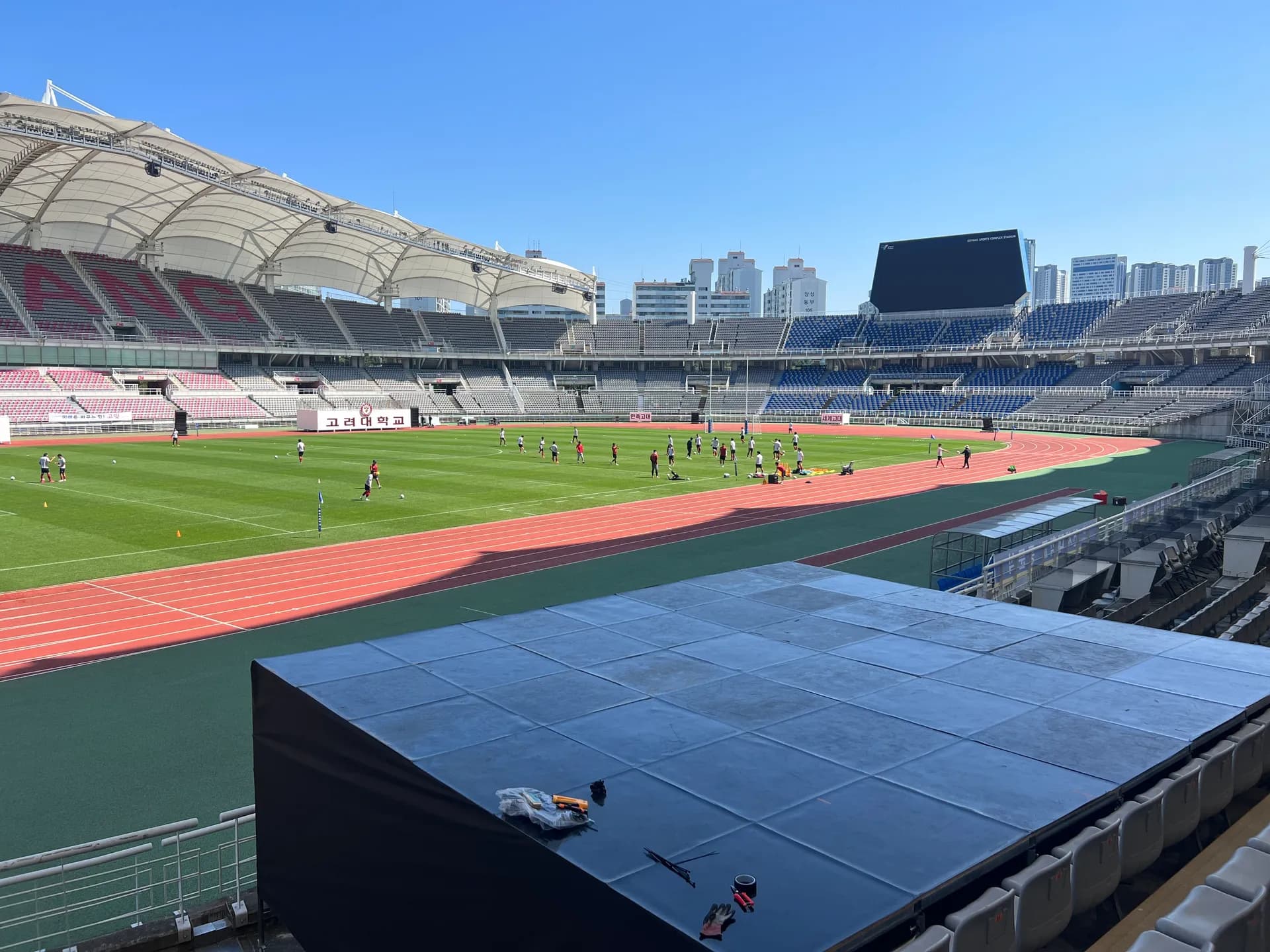 행사무대렌탈 연세대학교 고양종합운동장 시공 사례