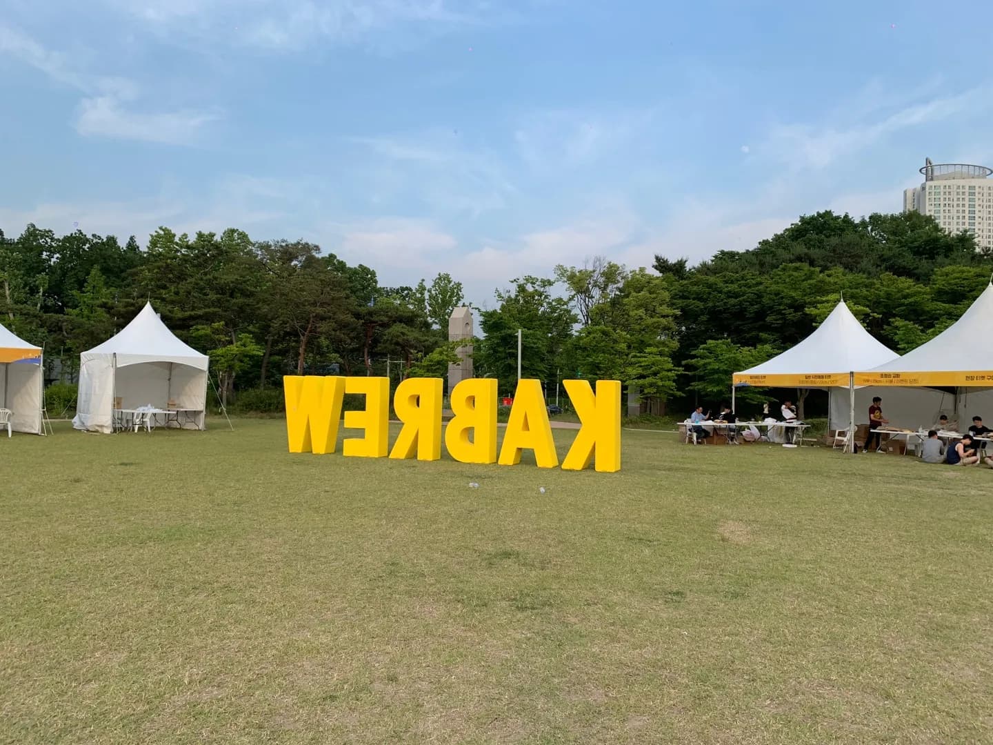 행사무대렌탈 KABREW 시공 사례