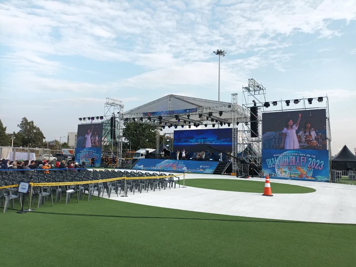 행사무대렌탈 Harbor 페스티벌 시공 사례