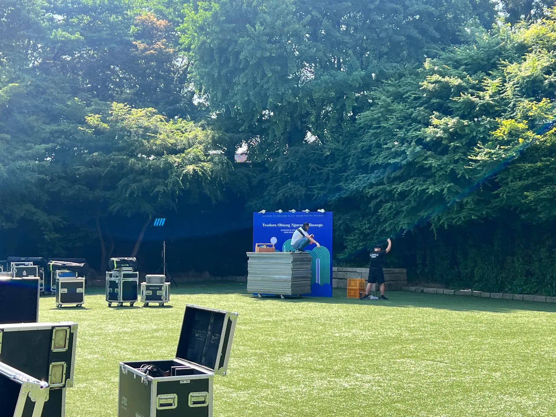 목공세트제작 외국계 행사 시공 사례